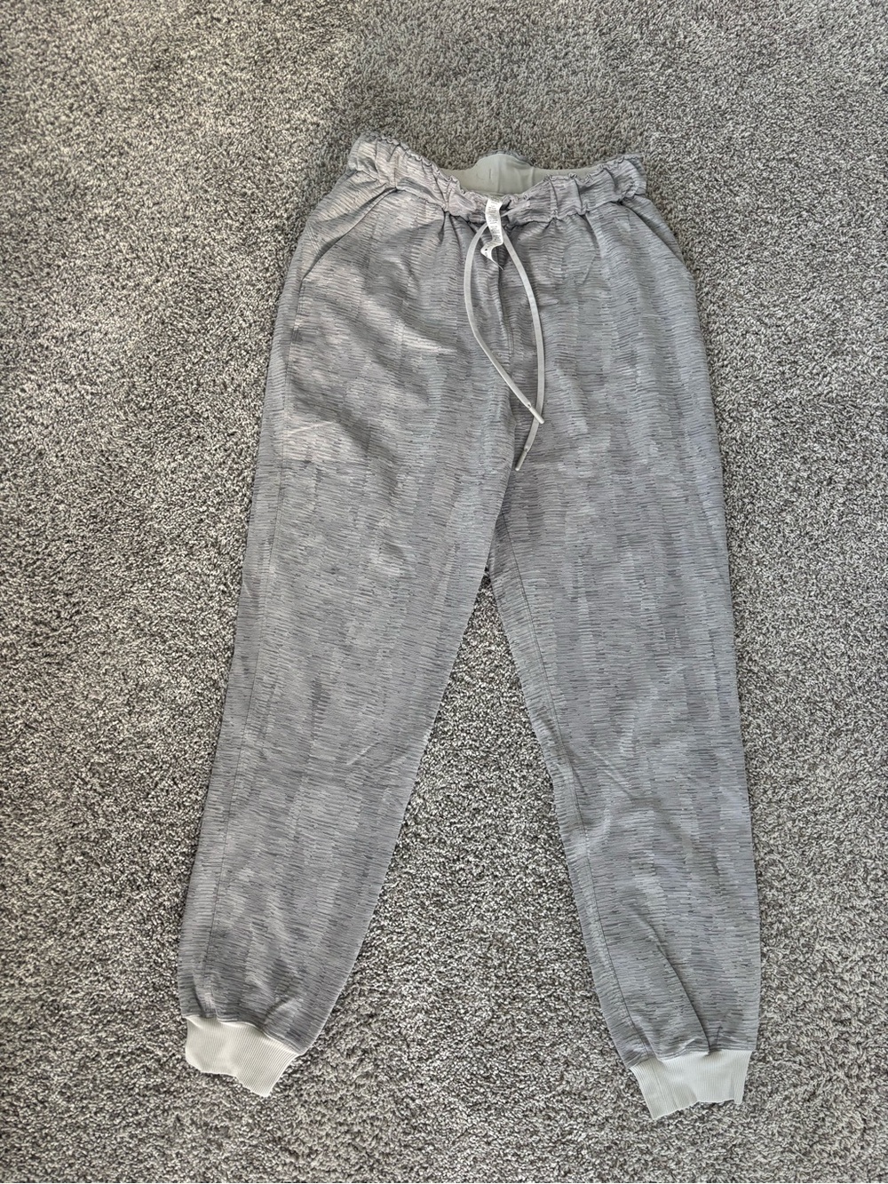 lululemon athletica Light Gray Track Joggers